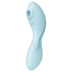   Satisfyer Curvy Trinity 5+ - vibrador 2 en 1 inteligente - silicona azul