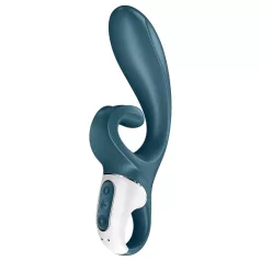  Satisfyer Hug Me - Vibrador con brazo estimulador de clítoris - silicona azul