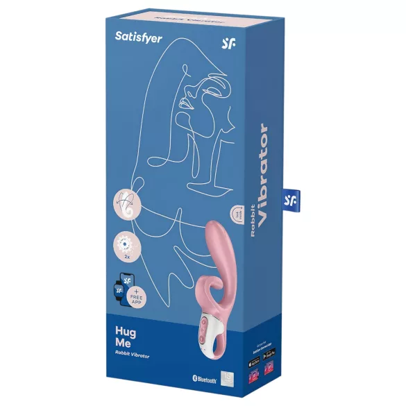Satisfyer Hug Me - vibrador con estimulador de clítoris inteligente