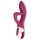 Satisfyer Embrace Me - Vibrador rojo con brazo estimulador