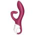 Satisfyer Embrace Me - Vibrador rojo con brazo estimulador