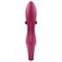 Satisfyer Embrace Me - Vibrador rojo con brazo estimulador