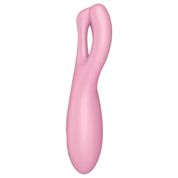 Satisfyer Threesome 4 - Vibrador de clítoris controlado por app (rosa)