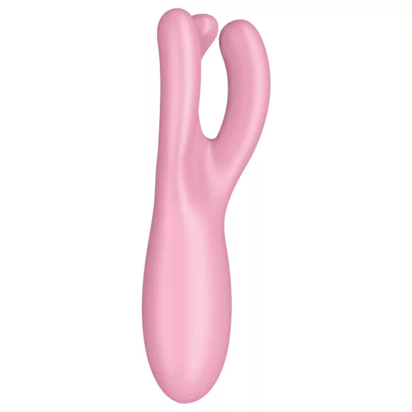 Satisfyer Threesome 4 - Vibrador de clítoris controlado por app (rosa)