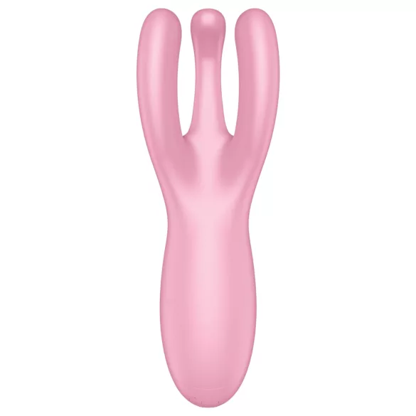 Satisfyer Threesome 4 - Vibrador de clítoris controlado por app (rosa)