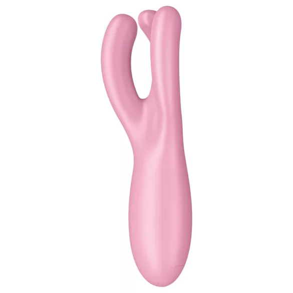 Satisfyer Threesome 4 - Vibrador de clítoris controlado por app (rosa)
