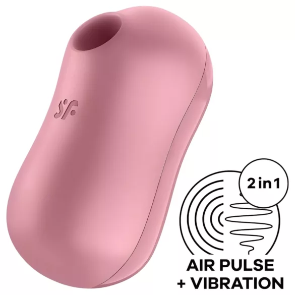 Satisfyer Cotton Candy - succionador de clítoris con vibración - coral