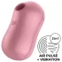 Satisfyer Cotton Candy - succionador de clítoris con vibración - coral
