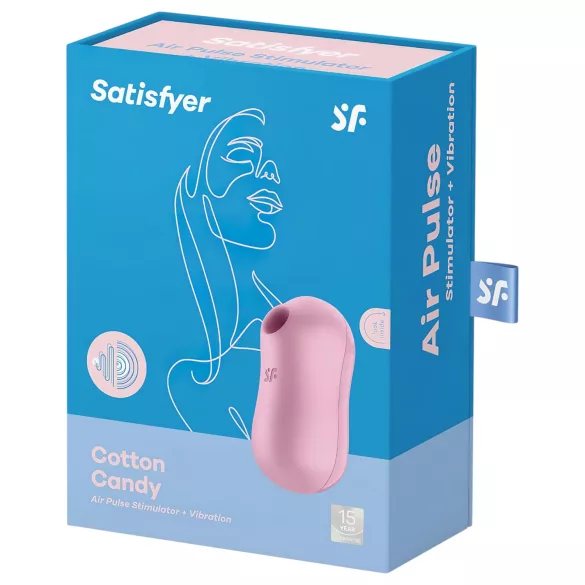 Satisfyer Cotton Candy - succionador clitorial recargable con ondas de aire