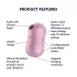 Satisfyer Cotton Candy - succionador clitorial recargable con ondas de aire