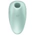 Satisfyer Pearl Diver - Vibrador de clítoris con ondas de aire (menta)