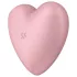 Satisfyer Cutie Heart - succionador clitorial recargable ondas de aire - rosa