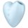 Satisfyer Cutie Heart - Estimulador de clítoris recargable por ondas (azul)