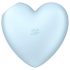 Satisfyer Cutie Heart - Estimulador de clítoris recargable por ondas (azul)