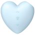 Satisfyer Cutie Heart - Estimulador de clítoris recargable por ondas (azul)