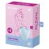Satisfyer Cutie Heart - Estimulador de clítoris recargable por ondas (azul)