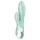 Satisfyer Air Pump Bunny 5 - Vibrador inflable con control por app (menta)