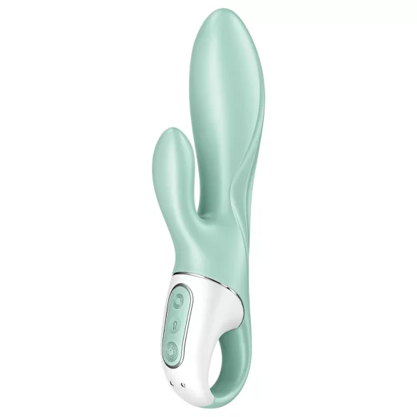Satisfyer Air Pump Bunny 5 - Vibrador inflable con control por app (menta)