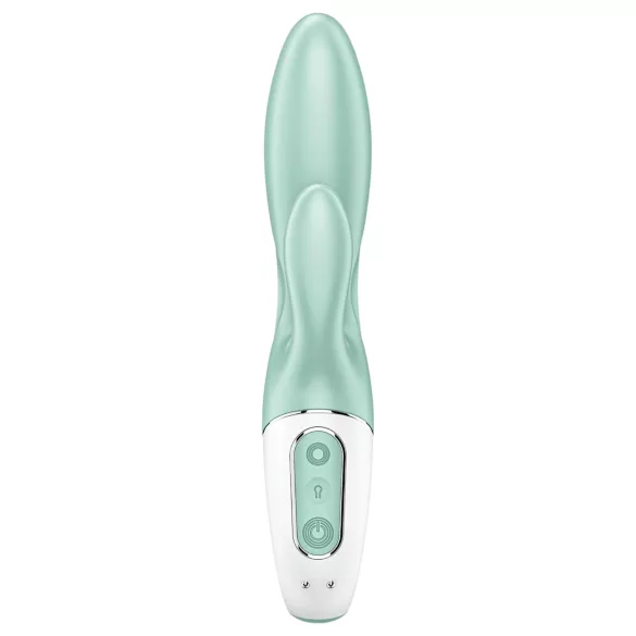 Satisfyer Air Pump Bunny 5 - Vibrador inflable con control por app (menta)