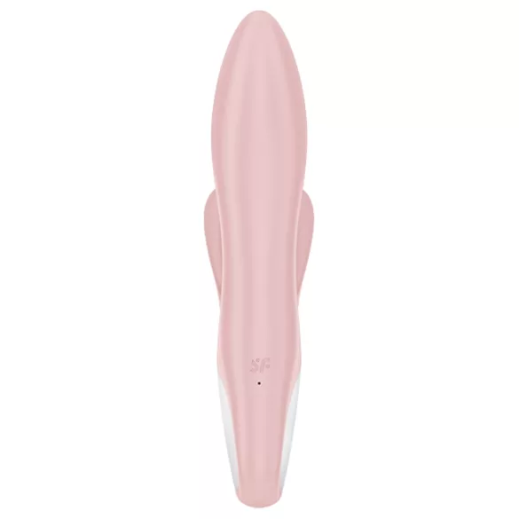 Satisfyer Air Pump Bunny 3 - vibrador inflable conejito - silicona rosa