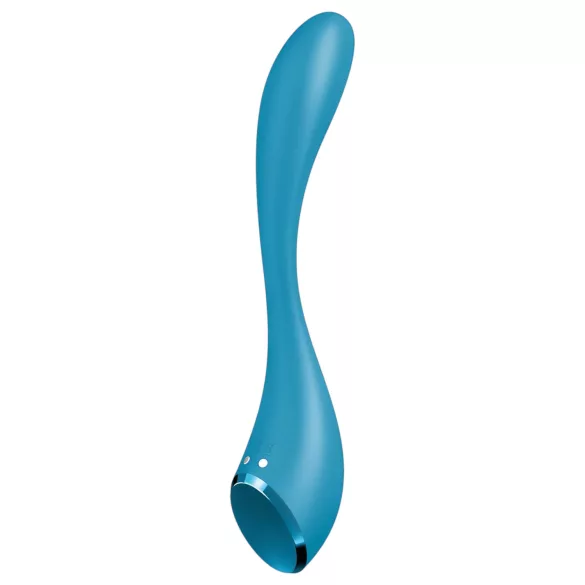Satisfyer G-spot Flex 5 - vibrador punto G flexible - silicona verde