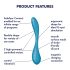 Satisfyer G-spot Flex 5 - Vibrador inteligente punto G (verde)