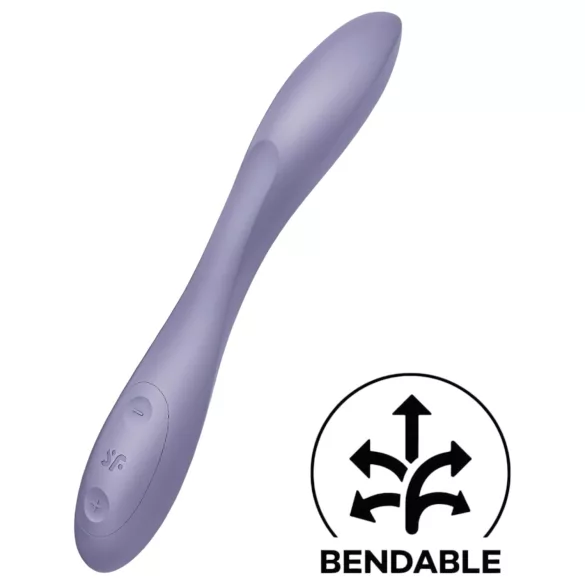 Satisfyer - Vibrador punto G recargable impermeable - silicona violeta