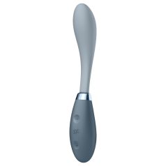   Satisfyer G-Spot Flex 3 - vibrador punto G recargable - silicona gris