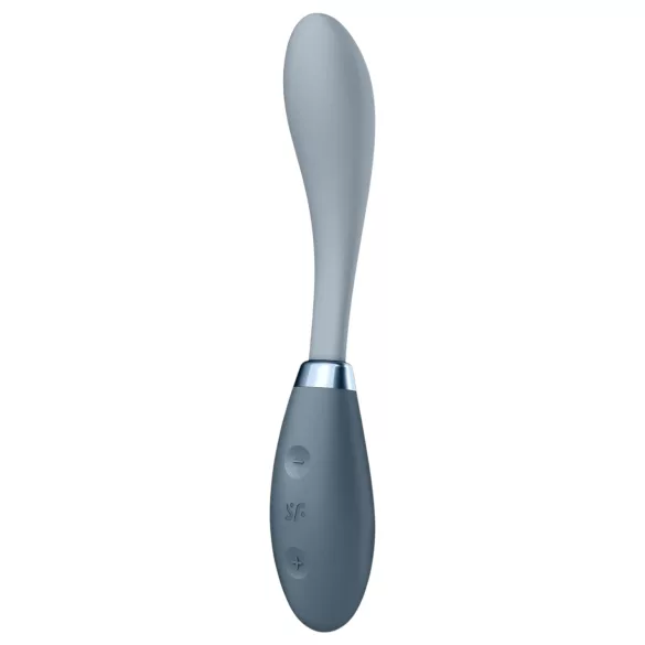Satisfyer G-Spot Flex 3 - vibrador punto G recargable - silicona gris