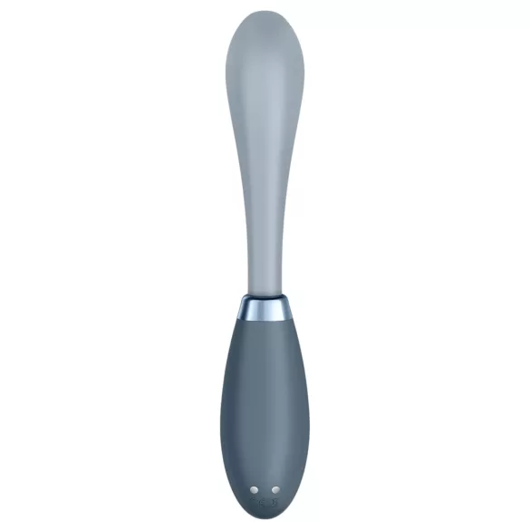 Satisfyer G-Spot Flex 3 - vibrador punto G recargable - silicona gris
