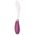 Satisfyer - Vibrador punto G recargable - flexible - silicona rosa rojo