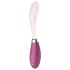 Satisfyer - Vibrador punto G recargable - flexible - silicona rosa rojo
