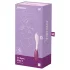 Satisfyer - Vibrador punto G recargable - flexible - silicona rosa rojo