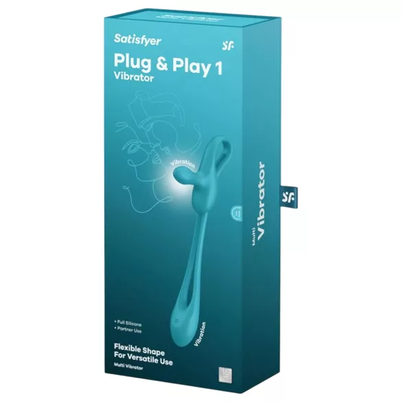 Satisfyer Plug & Play - vibrador anal recargable y anillo para pene