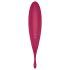 Satisfyer Twirling Pro - vibrador inteligente 2 en 1 para clítoris (rojo)