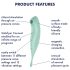 Satisfyer Twirling Pro - Estimulador inteligente 2 en 1 para clítoris (menta)