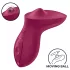 Satisfyer Exciterrr - vibrador rotativo con perlas para clítoris - rojo