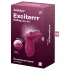 Satisfyer Exciterrr - vibrador rotativo con perlas para clítoris - rojo