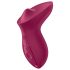 Satisfyer Exciterrr - Vibrador de clítoris con perlas giratorias (rojo)