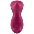 Satisfyer Exciterrr - Vibrador de clítoris con perlas giratorias (rojo)