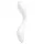 Satisfyer Rrrolling - vibrador punto G con bolas móviles - silicona blanca
