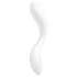 Satisfyer Rrrolling - vibrador punto G con bolas móviles - silicona blanca
