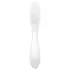 Satisfyer Rrrolling - vibrador punto G con bolas móviles - silicona blanca