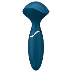   Satisfyer Mini Wand-er - Vibrador Masajeador Resistente al Agua - Azul