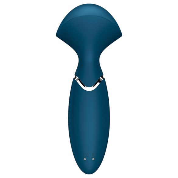 Satisfyer Mini Wand-er - masajeador vibrador impermeable (azul)