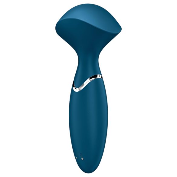 Satisfyer Mini Wand-er - masajeador vibrador impermeable (azul)