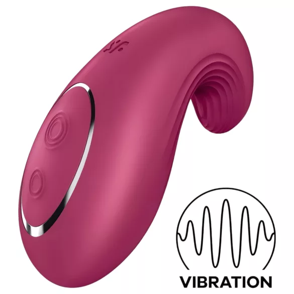 Satisfyer Dipping Delight - vibrador de clítoris recargable - rojo