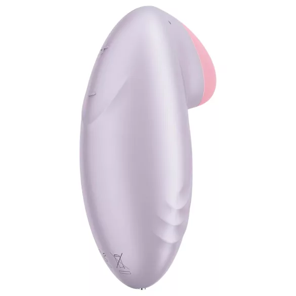 Satisfyer Tropical Tip - Vibrador de clítoris controlado por app (morado)