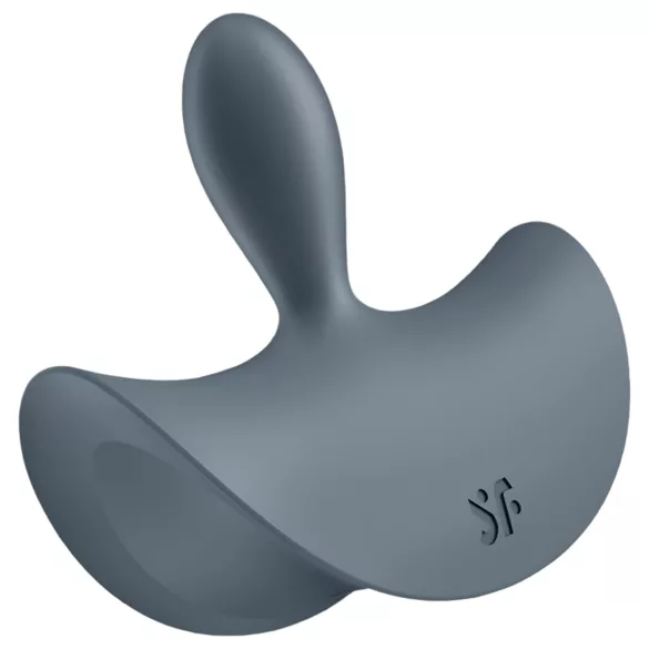 Satisfyer - plug anal vibrador para principiantes - silicona gris