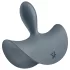 Satisfyer - plug anal vibrador para principiantes - silicona gris